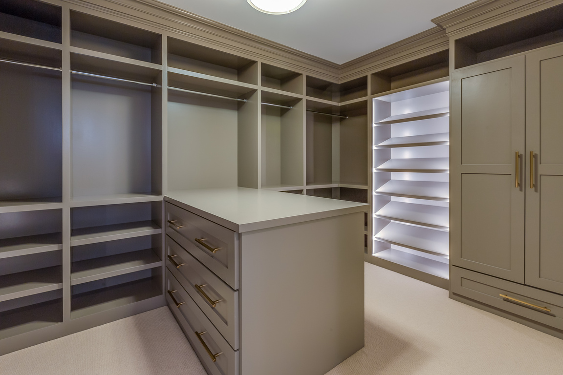 Luxury closet space for everything you need